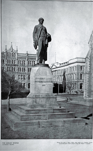 "The Godley Statue" by Thomas Woolner