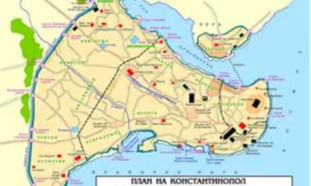 Constantinople falls