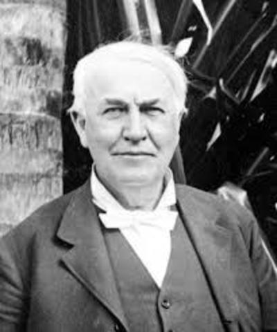 Thomas Edison dies