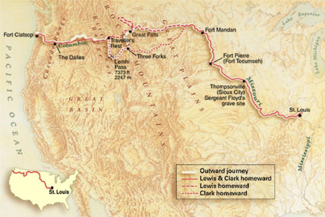 The Lewis and Clark expedition