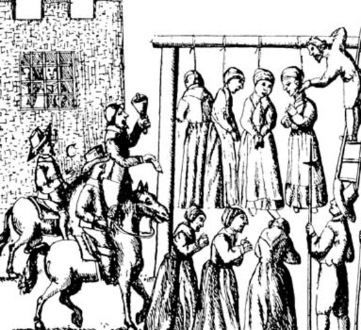 20 people hanged after being accused of using witchcraft