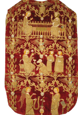 Life of the Virgin, Chichester Constable Chasuble. England.