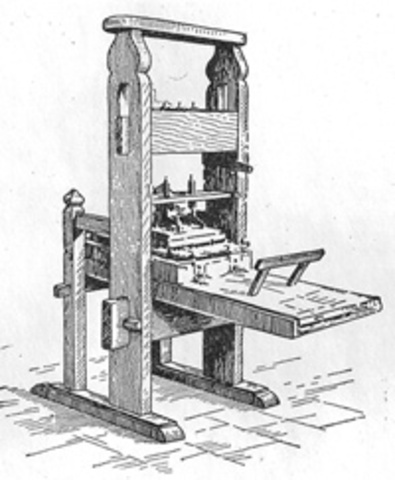 Изобретение книгопечатания