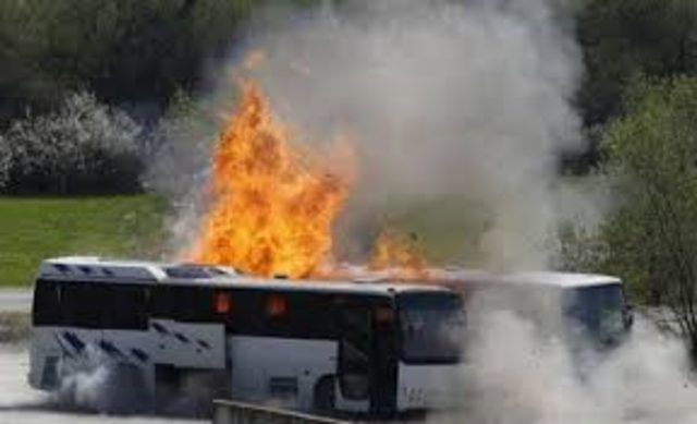 Blowing up a bus time.