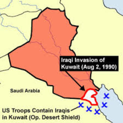 Start of Persian Gulf War