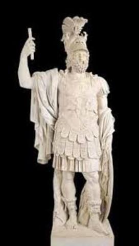 They meet the god of war.