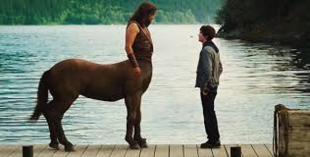 Percy meets a centaur!