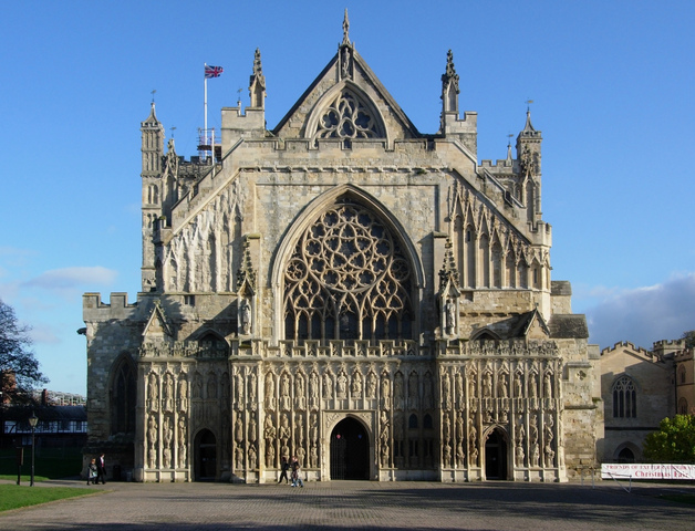 Exeter Cathedral. Devon, England.