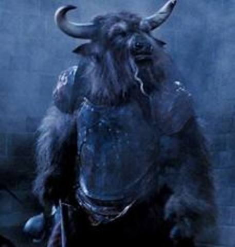 A minotaur shows up.