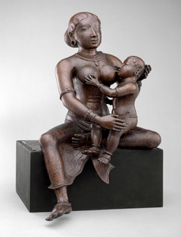 Krishna's Foster–Mother Yashoda with the Infant Krishna, India