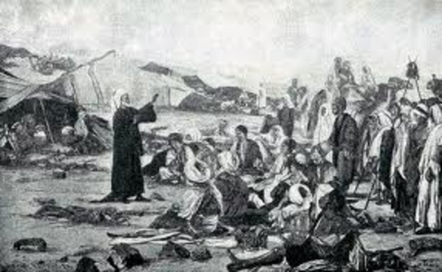 Muhammad and 10,000 followers marched to Mecca