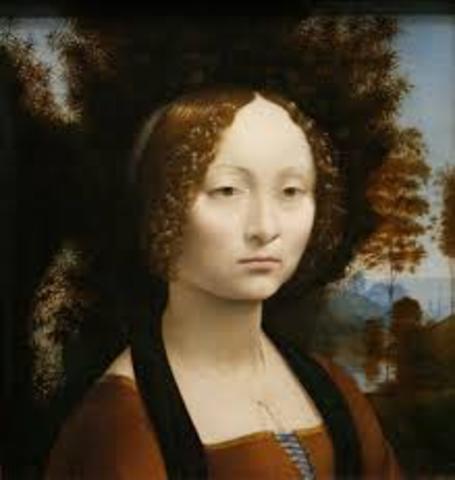Ginevra de'Benci was painted