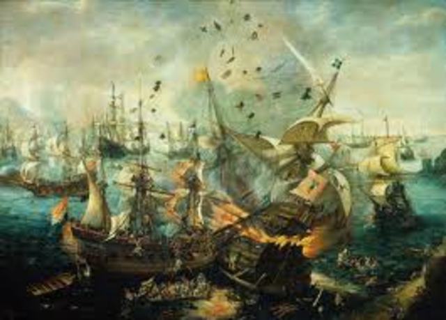 English navy defeats spanish armada