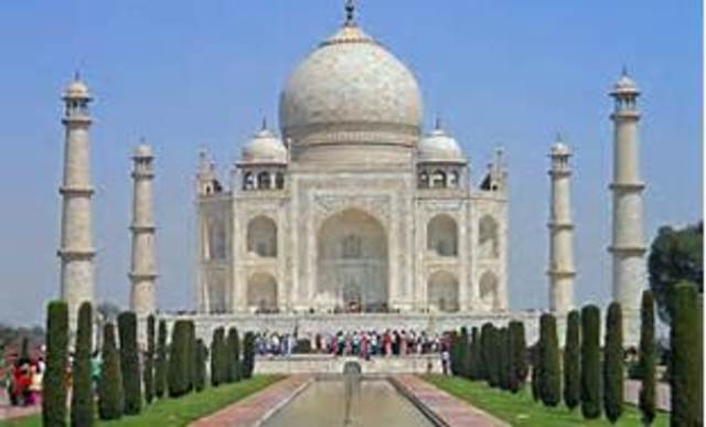 Taj Mahal is built