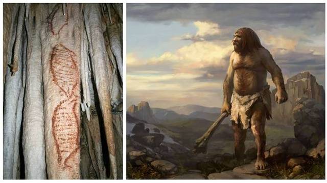 Первые наскальные рисунки