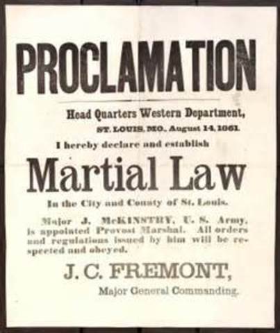 Fremont’s Proclamation