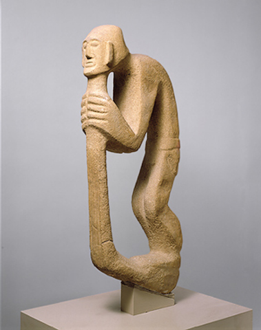 Hunchback Holding Staff, Mexico