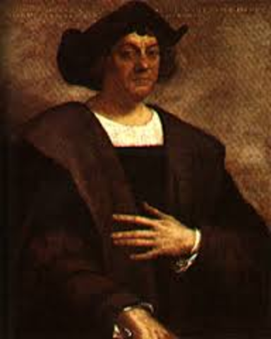 Colombus sails to Hispaniola