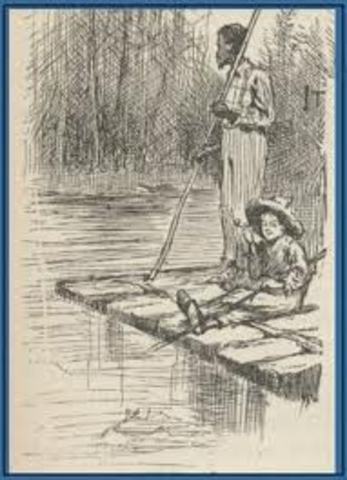 Mark Twain Published The Adventures of Huckleberry Finn