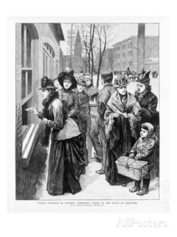 Wyoming Allows Women's Suffrage