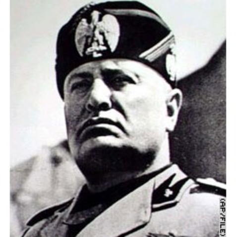 Mussolini comes to power in Italy