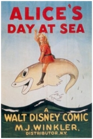 Уолт Дисней представил свой первый трюковой фильм «День Алисы на море»