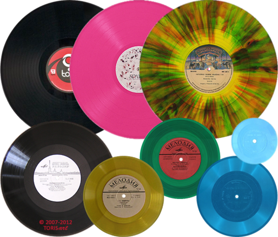 Виниловые пластинки (грампластинки):