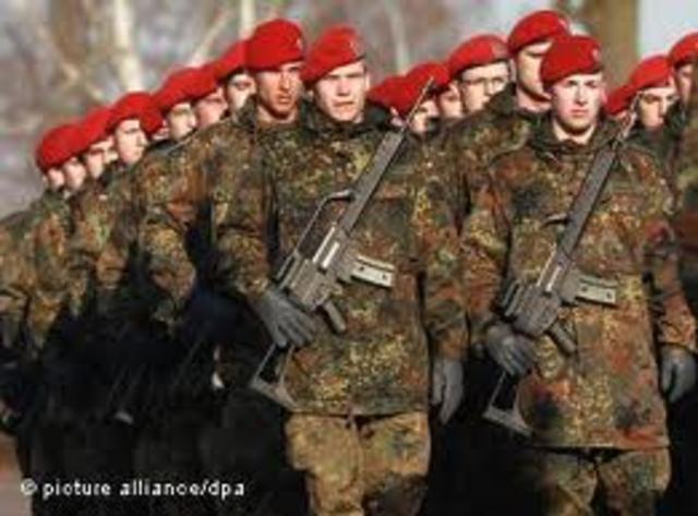 Hitler increased size of the Germany military