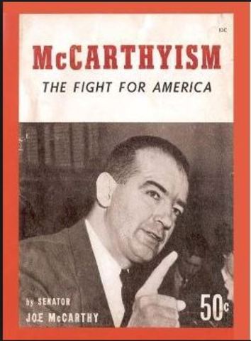 Joseph McCarthy, a senator of the U.S. congress, strongly believed in anticommunism.