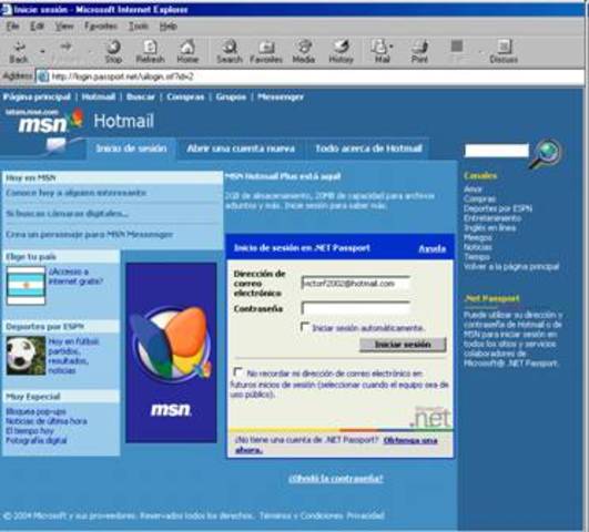 abri mi correo electronico