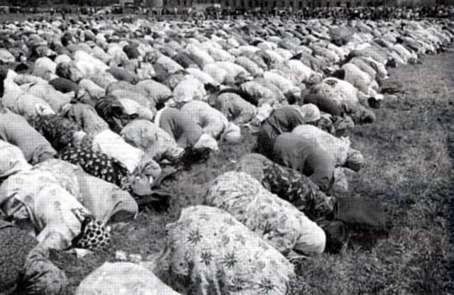 The Serbs indeed massacred Muslims on Karadzic's orders