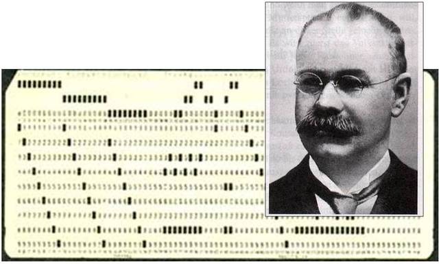 Первая компьютерная перфокарта