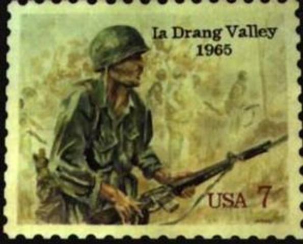 Heavy Fighting at Ia Drang Valley