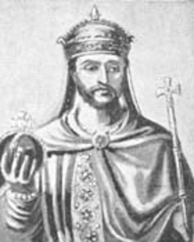 Charlemagne's son Louis the Pious suceeds the thrown