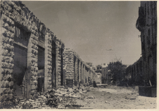 ההיתקלות המשמעותית הראשונה בין יהודים לערבים במרכז המסחרי בממילא