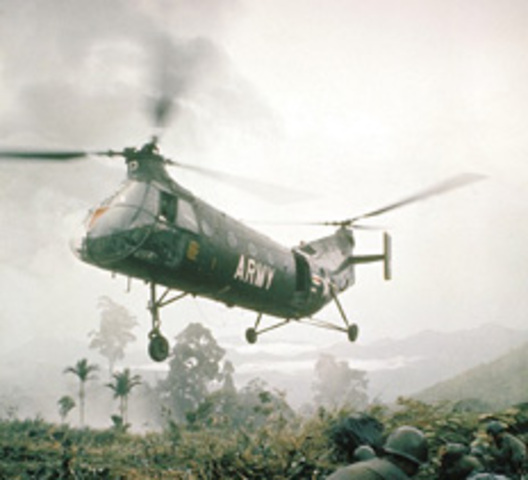 America's first combat mission against Vietcong.