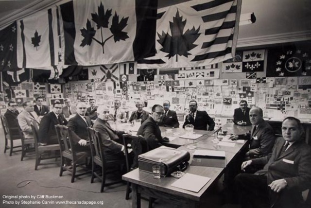 Canada unfurls its new flag!