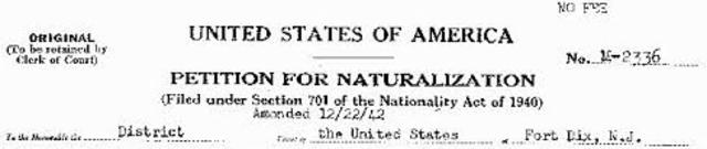 Armed Forces Naturalization Act