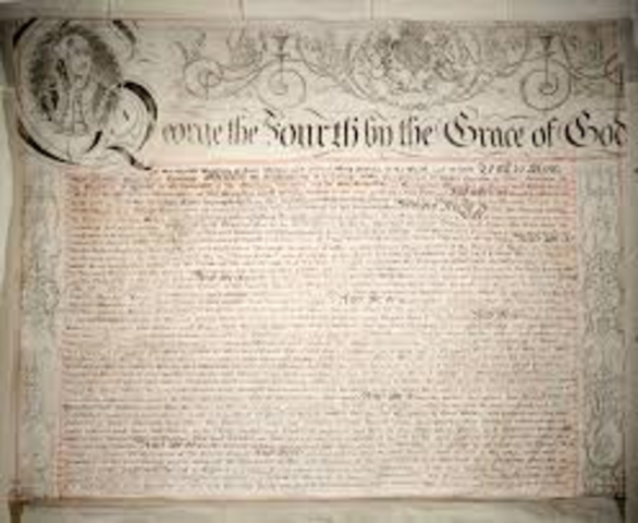 Massachusets Bay Company Given Royal Charter