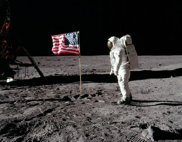 U.S. Apollo 11 landed on the moon and the First Man on the Moon Became Neil Armstrong.