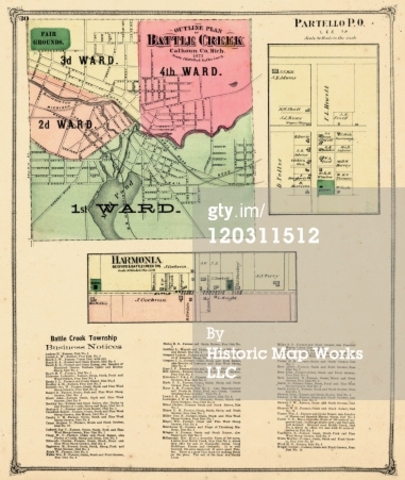 Moved from Harmonia to Battle Creek