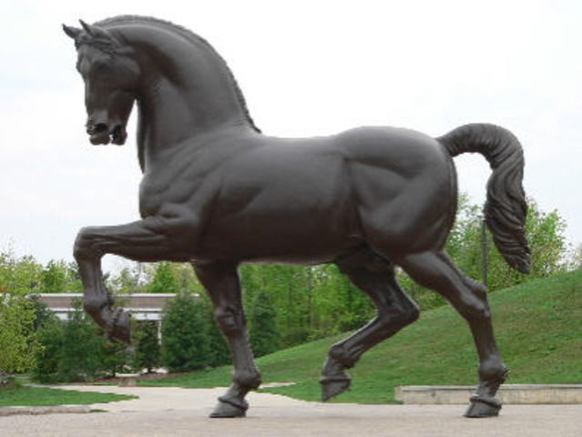 Great Horse was sculpted