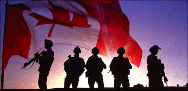 joins the Canadian armed forces