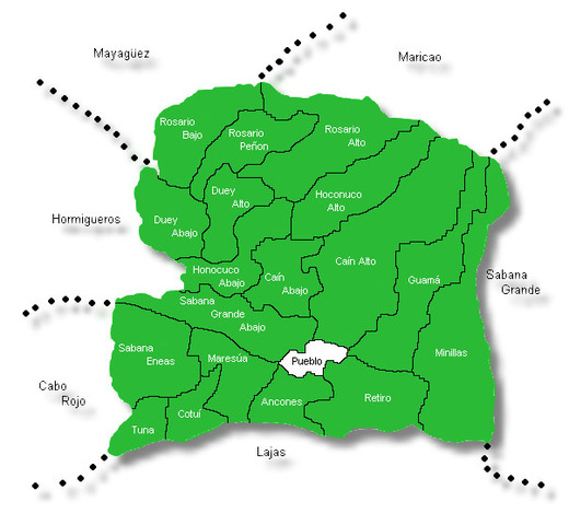 Barrios Oficiales de San German