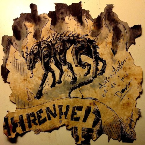 the hound growls at Montag