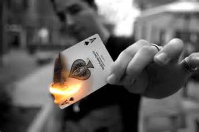 Playing cards and war