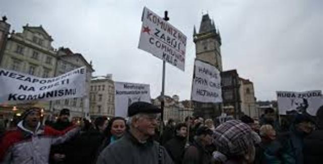 Communist takeover in Czechoslovakia