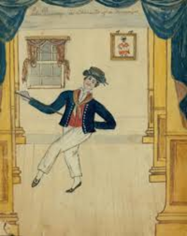 1780-1800 John Durang created his renowned Hornpipe dance in Philadelphia from steps he learned from Canadian and British immigrants.