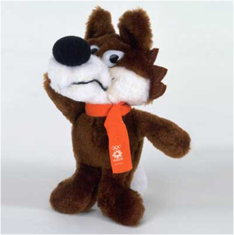 команда МБОУ Велетьминской ООШ "ПРОМЕТЕЙ".  "Волчонок Вучко". Зимние Олимпийские игры 1984 г. в г. Сараево, страна-хозяйка Югославия (Чехословакия).