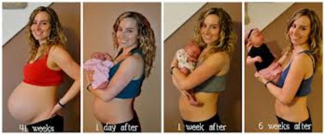 How much weight do you lose after pregnancies?